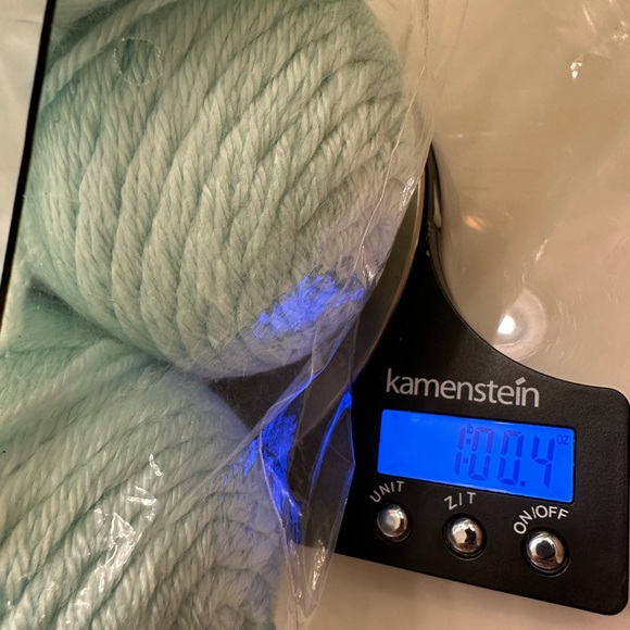 Two and a Half Skeins of Mint Green Yarn - Picture 6 of 6